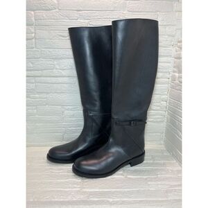 BOTTEGA VENETA Leather Riding Boots In Black